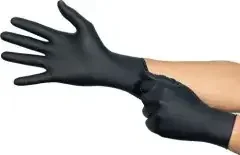 Ansell Einweghandschuh MicroFlex 94-242 Gr.L schwarz Nitril EN374 PSA III