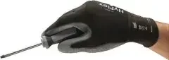 Ansell Handschuhe HyFlex 11-601 Gr.9 schwarz/grau EN 388 PSA II Nyl.m.PU