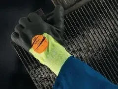 Ansell Handschuhe HyFlex® 11-427 Gr.10 grau/hellgelb EN 388,EN 407