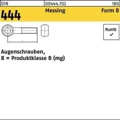 Augenschraube DIN 444 Form B BM 16 x 110 Messing 10 Stück