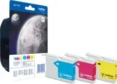 Brother Blisterfarbtintenset Rainb LC-1000RBWBPDR