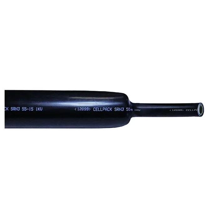 Cellpack Warmschrumpfschlauch 127503 Typ SRH3/12-3/BK/1000mm
