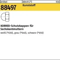 Dubo Schutzkappe R 88497 f.Sechskantmuttern f. M16/SW 24 Ku. sw 50St.