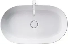 Duravit Aufsatzbecken LUV o ÜL HLB 700x400mm o HL weiß seidenmatt