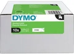 Dymo Schriftbandkassette D1 2093097 12mmx7m sw auf ws 10St.