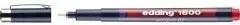 Edding Feinschreiber 1800 profipen 4-180001002 0,25mm rot