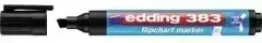 Edding Flipchartmarker 383 4-383001 1-5mm Keilspitze schwarz
