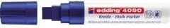 Edding Kreidemarker 4090 4-4090003 4-15mm Keilspitze blau