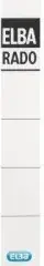 Elba Einsteckrückenschild 100420961 extra kurz/schmal weiß 10 St./Pack.