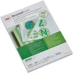 Gbc Folientasche DocumentPouch 3740400 DIN A4 150µm 100 St./Pack.