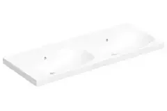 Geberit GE Acanto Doppel-WT f. US, 120x48cm einfache Bef., o. Hl., m. Ül., weiß