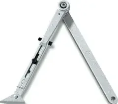Geze Feststellgestänge silber f.TS 2000 V/TS 4000