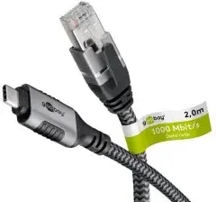 Goobay Ethernet-Kabel USB-C 70698