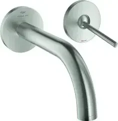 Grohe 2-L-WT-Wandbatterie Atrio 29410 FMS Ausladung 185mm supersteel