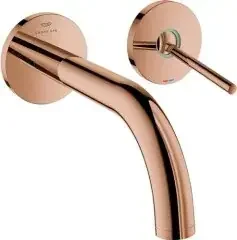 Grohe 2-L-WT-Wandbatterie Atrio 29410 FMS Ausladung 185mm warm sunset