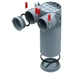 Helios Ventilatoren Anschlußteil FRS-DWK 2-75/125