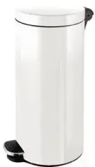 Helit Tretabfalleimer H2404305 Silberionen 30l weiß