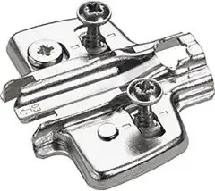 Hettich Kreuzplatte STA vern.D=0,0mm D.5x12mm m.Euroschrauben