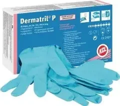 Honeywell Einw.-Handsch.Dermatril P 743 Gr.10 blau Nitril 50 St./Box