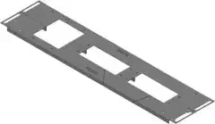Icotek Bodenblech KDR 2VX25-1200 44410