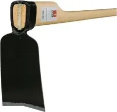 Ideal Rheinische Hacke Blattmaß 185x85x110mm geschmiedet,m.Eschenstiel G.700g