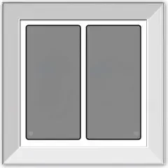 Issendorff Glas-Tastenfeld rahmenlos LCN – GTS2W