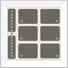 Issendorff Glas-Tastenfeld rahmenlos LCN – GTS8W