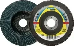 Klingspor Fächerscheibe SMT 926 Special D.115mm K.40 6Grad gewölbt INOX,STA ZK