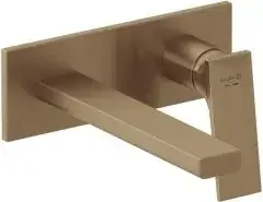 Kludi -DECUS 2-Loch-Wand-EHM 210mm Feinbau-Set Brushed Bronze PVD