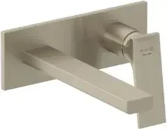 Kludi -DECUS 2-Loch-Wand-EHM 210mm Feinbau-Set Stainless Brushed Nickel