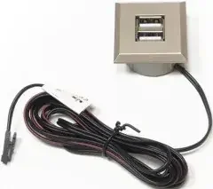 L&s USB Doppelsteckdose 12 V 5 V 1×2,1 A ≥ 10,5 W