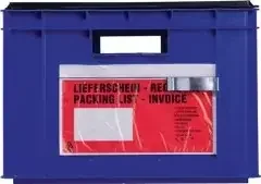 La-ka-pe Etikettenklammer Federstahl verz.f.Transportstapelkasten 25St./Karton