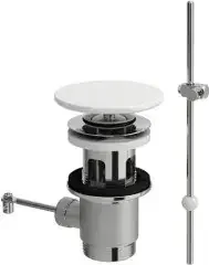 Laufen Ablaufventil KARTELL mit Zughebel weiß