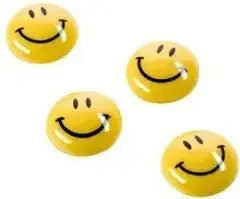 Magnetoplan Magnet Smilies 16671 20mm gelb 8 St./Pack
