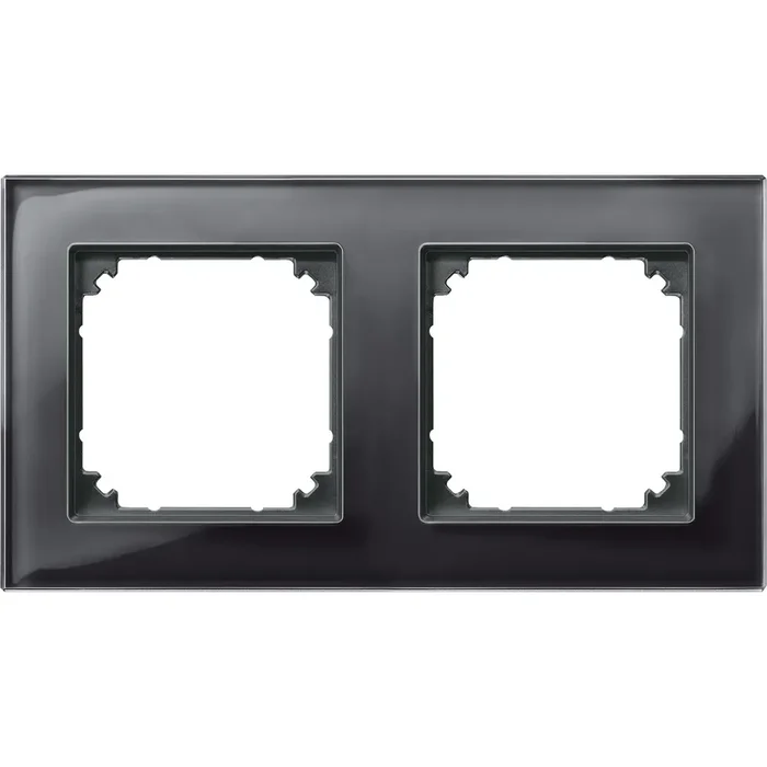 Merten Echtglasrahmen 2fach 489203
