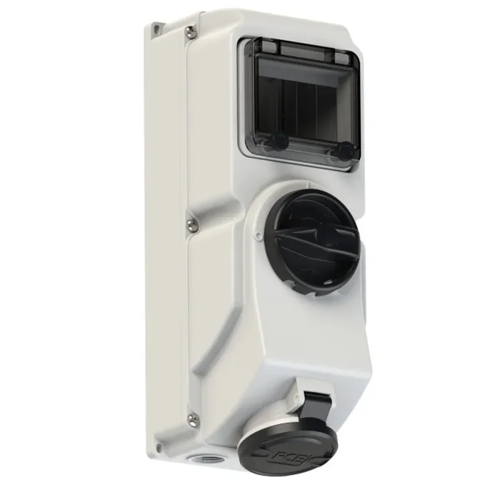 PC Electric Abschaltbare Wanddose 7615-7